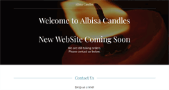 Desktop Screenshot of albisacandles.com